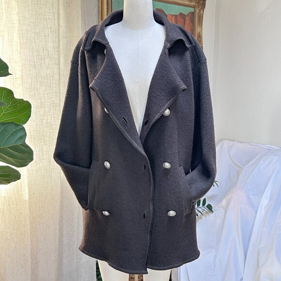 GAP Jackets & Blazers - Wool Lagenlook Oversized Double Breasted Soft Layer Coat Jacket Minimalist M